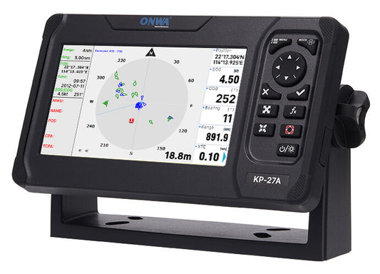KP-27A - 7″ GPS Chart Plotter with Class B+ AIS Transponder with Antenna kits and free installation